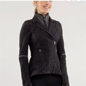 lululemon athletica Ride On Women's Black Heather Blazer size 12